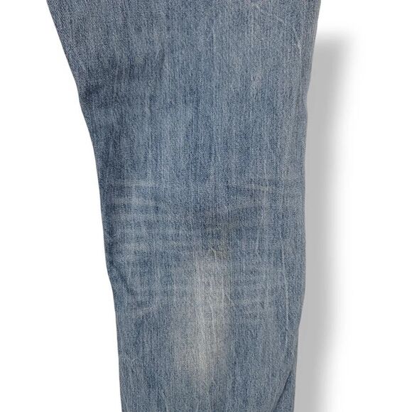 Levi's 511 Modern Slim Distressed 100% Cotton Denim Jeans Size 38 Measures 36 - Picture 9 of 15